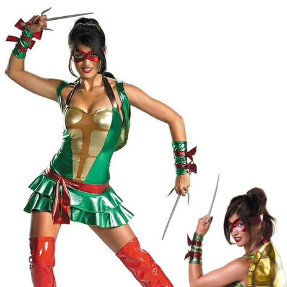 Women’s ninja turtles Raphael Dress Costume never worn